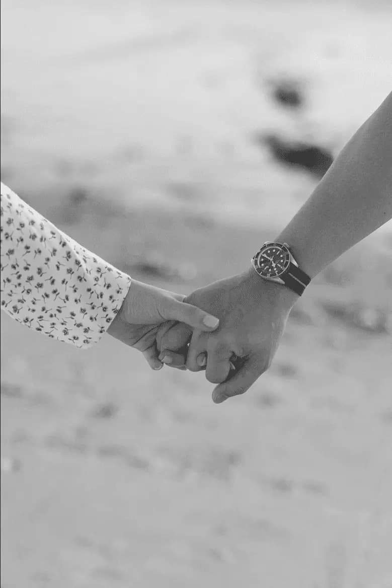 Couple embracing